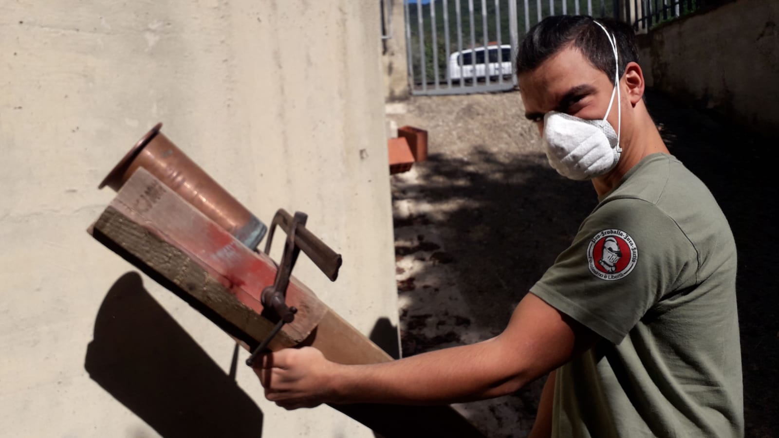 Questo sarebbe il cannoncino in fase di lavorazione