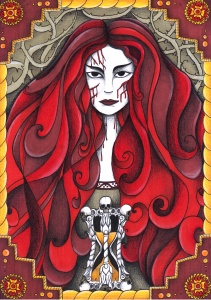 Ghola la Signora della Cenere, illustrata da Laura Genovese